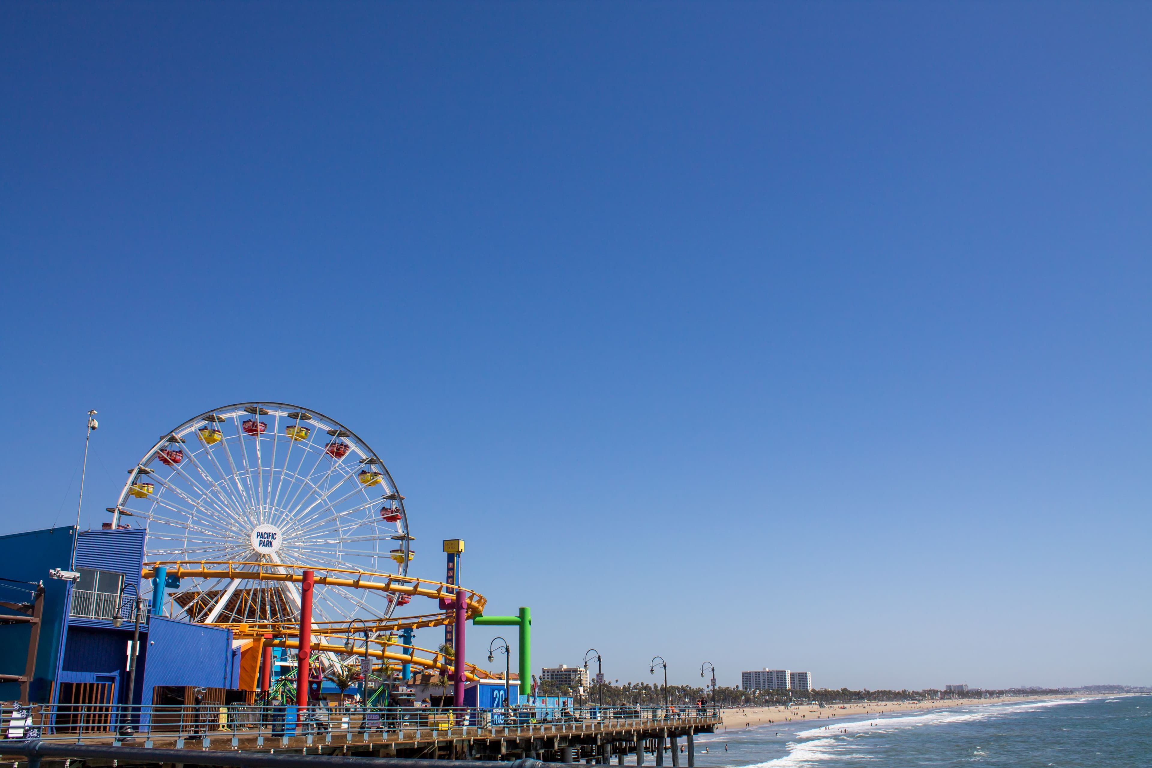 what the santa monica pier actually measures, end to end