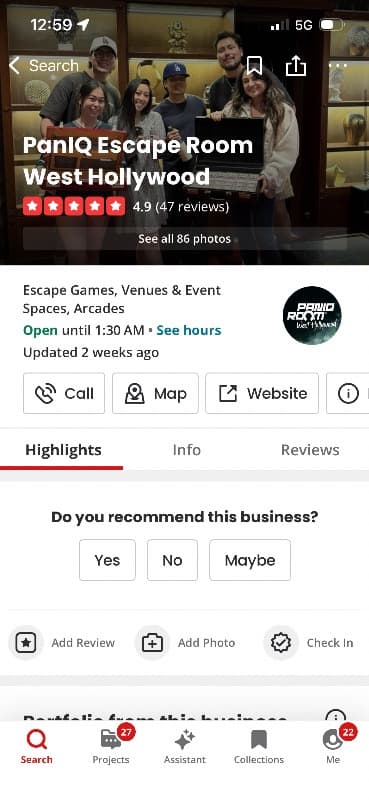 Escape Room at Paniq